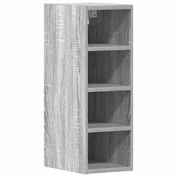 vidaXL Armoire suspendue sonoma gris 20x29,5x60 cm bois d'ingénierie