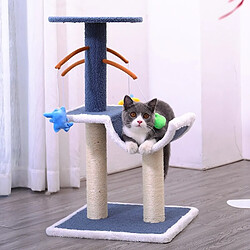 Universal Animaux de compagnie Chats Arbres Tour Accessoires Appartements Maisons Strutt Jouets Postaux Jouets Sauteurs Chats Arbres avec Hamac | Meubles Strutt