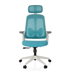 Chaise de bureau / chaise pivotante ARCEO WF tissu bleu hjh OFFICE