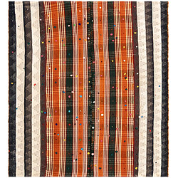 Vidal Tapis de laine 170x153 orange Jajim