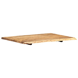 Acheter vidaXL Dessus de table Bois d'acacia massif 80x(50-60)x2,5 cm