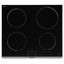 Table de cuisson induction 60cm 4 feux 7200w noir - BPI6464B - BRANDT