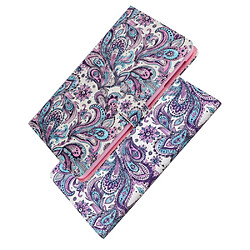 Avis Etui en PU impression de modèle fleurs avec support pour votre Huawei MediaPad T5 10