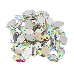 50pcs cousent sur des strass AB perles de cristal pour Swing DIY Accessoires pas cher