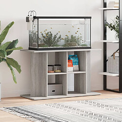 vidaXL Support pour aquarium sonoma gris 100x40x60cm bois d'ingénierie