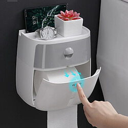 Acheter Universal Support papier toilette Support papier mouchoir pour cuisine Toilette Toilette Boîte de rangement papier toilette Support rouleau toilette | Support papier (gris)