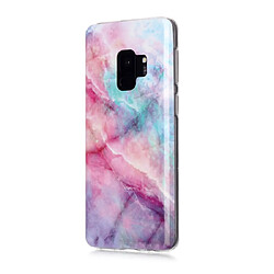 Wewoo Coque Fine Pour Galaxy S9 Motif de dessin coloré Fabrication IMD Étui de protection en TPU souple ciel rose