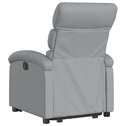 Acheter vidaXL Fauteuil inclinable Gris clair Tissu