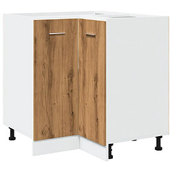 vidaXL Armoire de cuisine chêne artisanal 75,5x75,5x81,5 cm