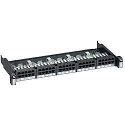 panneau coulissant 19p telecom - 50 ports - schneider electric vdig141501