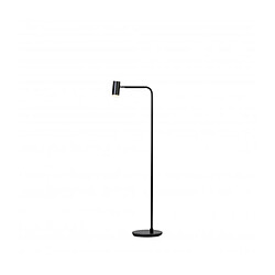 Luminaire Center Lampadaire Cato Q en Métal et Noir mat