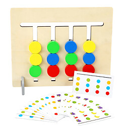 Acheter Universal Couleur de jouet montessori et fruits à double faces de jeu de jeu de jeu de jeu de jeu de jeu d'enfants jouets pour enfants en bois pour enfants | Toys mathématiques