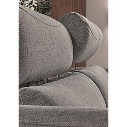 Avis Pegane Canapé de 3 places (2 relax électriques) en tissu couleur Gris foncé - Longueur 200 x Profondeur 91 x Hauteur 90 cm