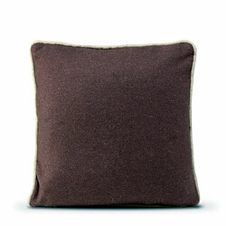 Happy Friday Housse de coussin HappyFriday HF Living Piping Felt Bordeaux 50 x 50 cm