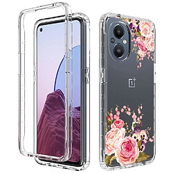 Coque en TPU anti-chute, antichoc pour votre OnePlus Nord N20 5G - une rose