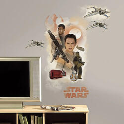 Thedecofactory STAR WARS EP VII HERO BURST - Stickers repositionnables géants Star Wars Episode VII 75x82