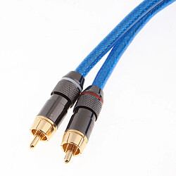 double jack 6,35 mm 1/4 pouce prise double câble audio jack RCA mâle 1,5 mètre