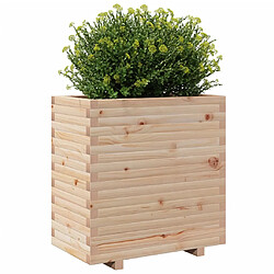 Avis vidaXL Jardinière 70x40x72,5 cm bois de pin massif