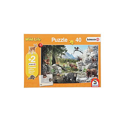 SCHMIDT SPIELE Puzzle Les animaux de la foret - 40 pieces