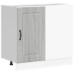 vidaXL Armoire de cuisine Kalmar sonoma gris bois d'ingénierie