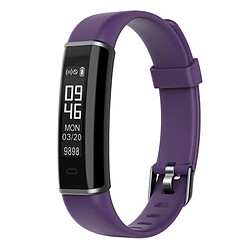 Wewoo Bracelet connecté Smartwatch Fitness Tracker 0.87 pouces OLED Smartband Smart écran, IP67 étanche, soutien Sports Mode / moniteur de sommeil / caméra à distance / rappel d'information Violet