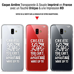 Avis Caseink Coque arrière Samsung Galaxy J6 Plus J6+ (6.4 ) Gel HD [ Nouvelle Collection - Souple - Antichoc - Imprimé en France] Wake Up Your Life