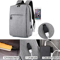 Acheter Universal Ordinateur portable Femme Homme Sac à dos Voyage Vacances Homme Casual Sac à dos Ordinateur portable Manches Sacs à dos USB Housse d'ordinateur portable