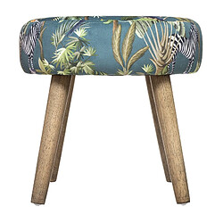 Atmosphera, Createur D'Interieur Tabouret d'appoint Sango jungle Multicolore - ATMOSPHERA