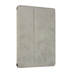 Etui en PU avec support et fente pour stylo gris pour votre Apple iPad 10.2 (2019)