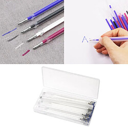 Avis 40pcs Stylos Effaçables à Chaud Recharges De Tissu Effaçable à Chaud Marquant Des Stylos Blancs