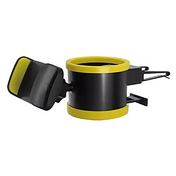 Boite de vitre 2 po en 1 Voiture et téléphone mobile Can Coffee Bottle Cup Holder Yellow