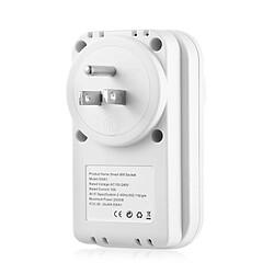 Wewoo Prise Connectée Alexa SWA1 10A Home Automation Sans Fil Smart WiFi Socket, Smartphone Télécommande et Interrupteur de Minuterie, US Plug