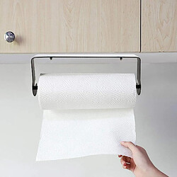 Acheter Universal Porte-papier en acier inoxydable à l'intérieur de l'armoire inférieure du porte-papier adhésif pour la cuisine et la salle de bains sans perçage | Porte-papier (argent)