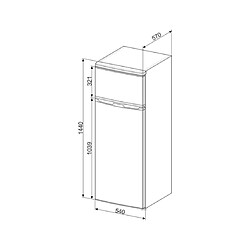 Smeg Réfrigérateur congélateur haut FD14ES