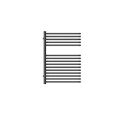 LuxeBath Radiateur mural porte-serviette anthracite 500x800 mm avec thermoplongeur 600 W