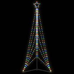 vidaXL Guirlande de sapin de Noël 525 LED colorées 300 cm