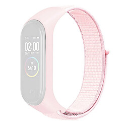 Bracelet en nylon réglable pour votre Xiaomi Mi Band 3/4/5/6/7 - rose