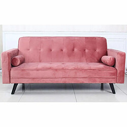 Paris Prix Canapé Convertible 3 Places Scandinave Navya Rose