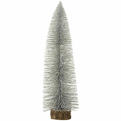 Paris Prix Sapin de Noël à Poser Paillettes 61cm Argent