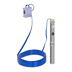 Helloshop26 Pompe immergée pompe de puits submersible refoulement - 3 800 L/h - 250 Watts - acier inoxydable 14_0002964