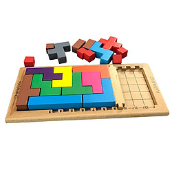 Universal Jeu de puzzle en bois Tetris cerveau magique prévisualisation anniversaire enfant cadeau pour les enfants | Puzzle