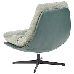 Beliani Fauteuil TOVIK Tissu Vert clair pas cher