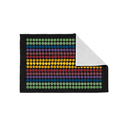 ICONIK INTERIOR Tapis Carré VA08/2 Multicolore