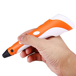 Wewoo Orange Stylo d'impression 3D portable, prise EU pas cher