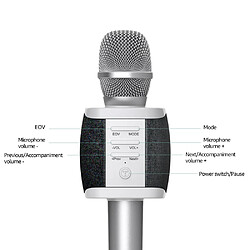 Acheter Universal Microphone karaoke sans fil Bluetooth haut-parleur 2 en 1 enregistrement de chant portable lecteur KTV pour téléphone mobile PC | microphone