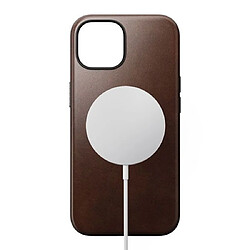 Nomad Coque Modern en cuir Horween pour iPhone 15 Marron pas cher