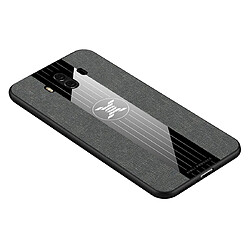 Wewoo Coque Souple Pour Huawei Mate 10 XINLI Tissu de couture Antichoc TPU Housse de protection Gris