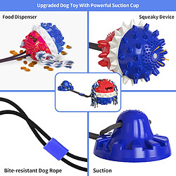 Acheter Universal Jouet à corde à mâcher pour chien Jouet à ventouse pour balle de match de guerre de remorquage pour chien Nettoyage des dents Molaire Jouet d'entraînement interactif multifonctionnel | Jouets pour chiens