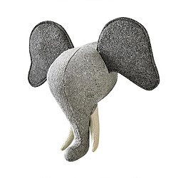 Acheter Universal 3D Animal Head Elephant Rhinocéros Remplissage - Mur suspendu pour la crèche de la chambre bébé (B)