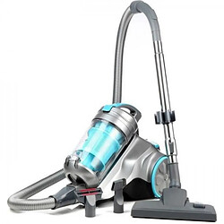 Aspirateur Balai CONTINENTAL EDISON VC800SB Silentium Aspirateur traîneau sans sac - 800W - 76 dB - A - Bleu